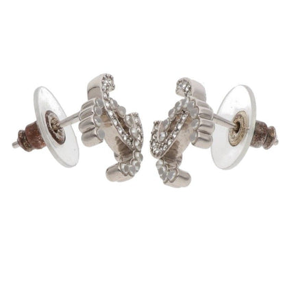 Chanel Abd478 Coco Mark Rhinestone Earrings Ladies