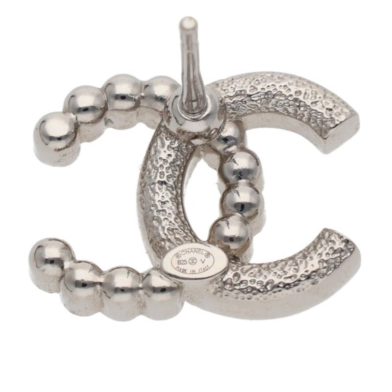 Chanel Abd478 Coco Mark Rhinestone Earrings Ladies
