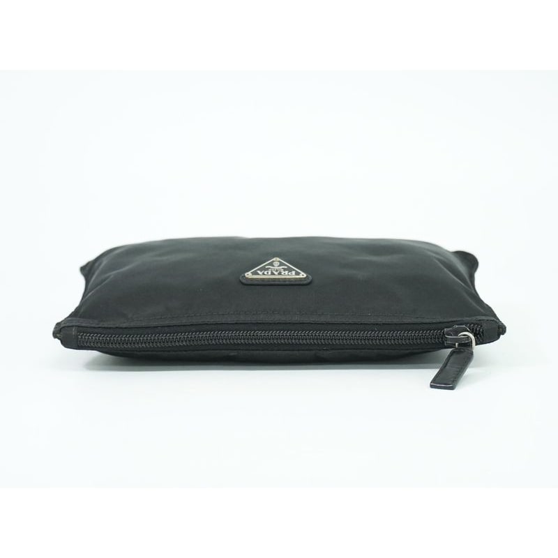 Prada Nylon Pouch Accessory Case Black Miscellaneous Goods