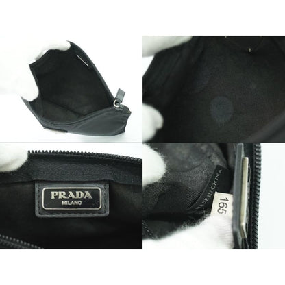 Prada Nylon Pouch Accessory Case Black Miscellaneous Goods