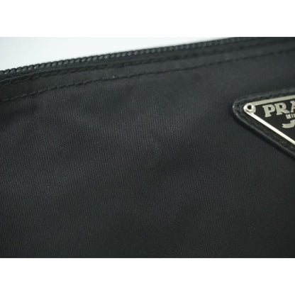 Prada Nylon Pouch Accessory Case Black Miscellaneous Goods
