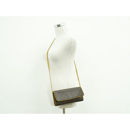 Louis Vuitton Pochette Twin GM Monogram 2-Way Shoulder Bag Clutch