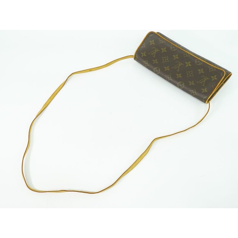 Louis Vuitton Pochette Twin GM Monogram 2-Way Shoulder Bag Clutch