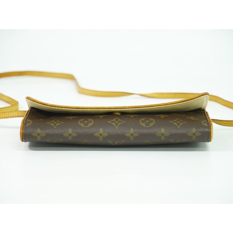 Louis Vuitton Pochette Twin GM Monogram 2-Way Shoulder Bag Clutch