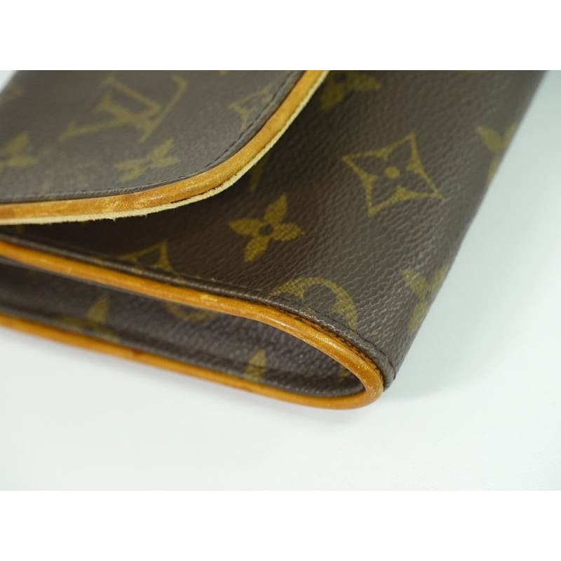 Louis Vuitton Pochette Twin GM Monogram 2-Way Shoulder Bag Clutch