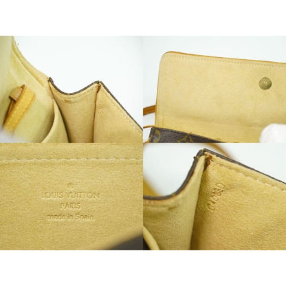 Louis Vuitton Pochette Twin GM Monogram 2-Way Shoulder Bag Clutch