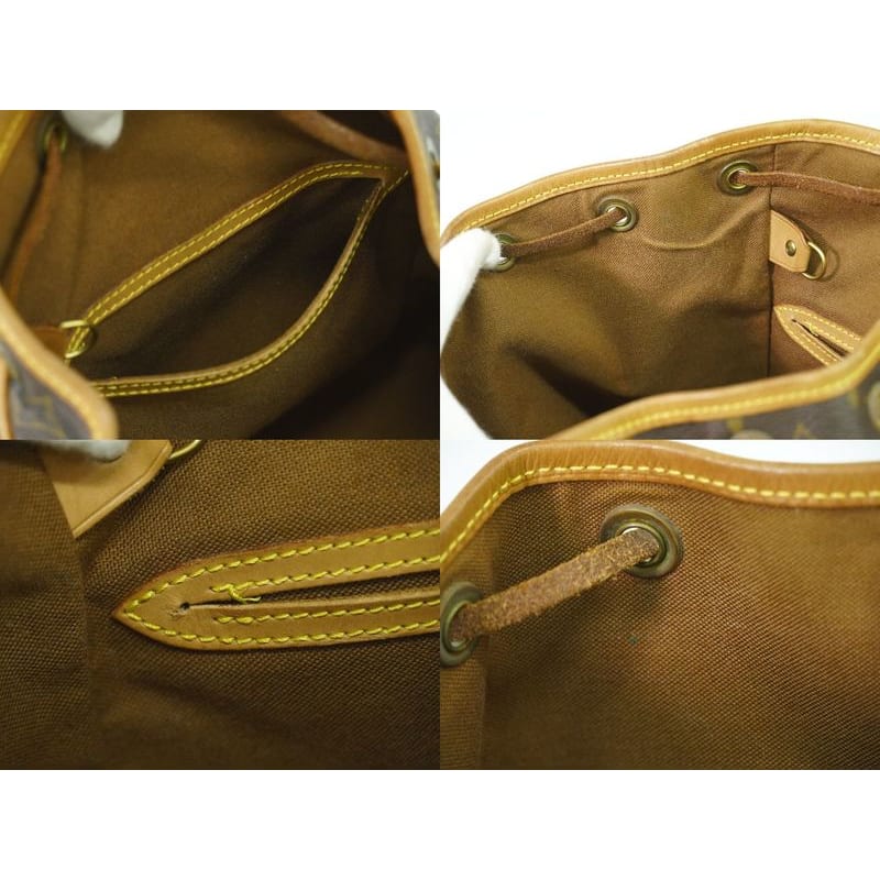 Louis Vuitton Montsouris MM Rucksack Sac Backpack Monogram Brown