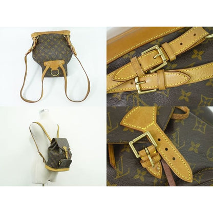 Louis Vuitton Montsouris MM Rucksack Sac Backpack Monogram Brown