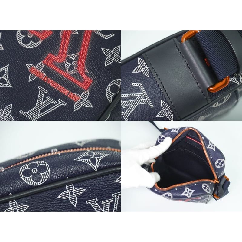Louis Vuitton Danube PM Upside Down Monogram Ink Shoulder Bag