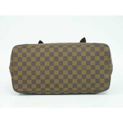 Louis Vuitton Hampstead MM Damier Ebene Tote Bag Handbag Brown