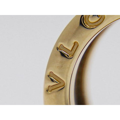Bvlgari B.zero1 AU 750 PG Ceramic Ring 51 no 10 Pink Gold Black