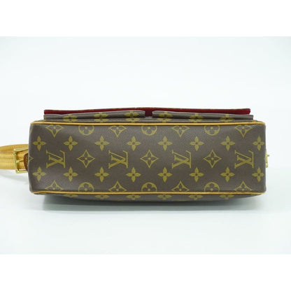 Louis Vuitton Cite MM Monogram Shoulder Bag Handbag Brown