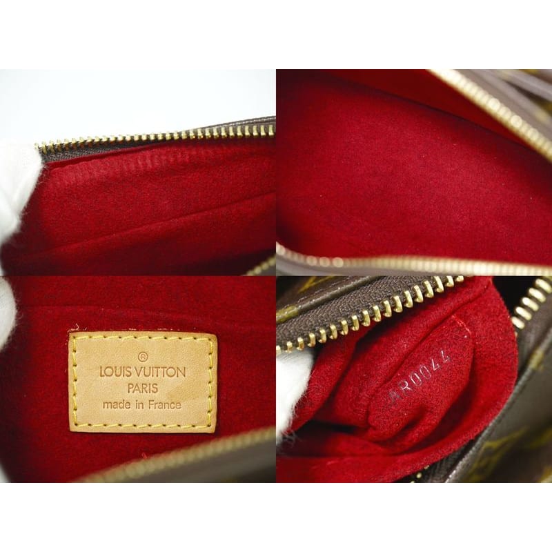 Louis Vuitton Cite MM Monogram Shoulder Bag Handbag Brown