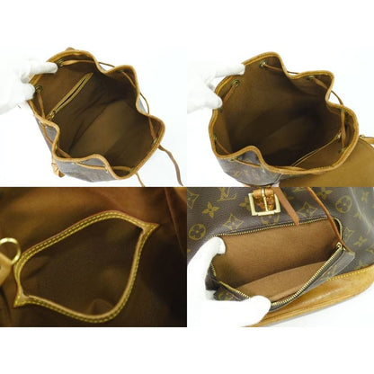 Louis Vuitton Montsouris MM Rucksack Sac Backpack Monogram Brown
