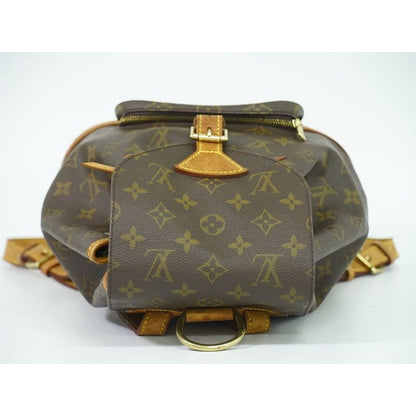 Louis Vuitton Montsouris MM Rucksack Sac Backpack Monogram Brown