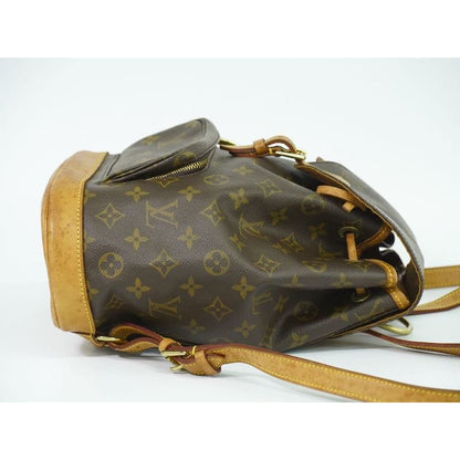 Louis Vuitton Montsouris MM Rucksack Sac Backpack Monogram Brown