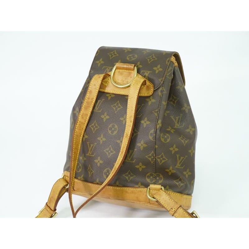 Louis Vuitton Montsouris MM Rucksack Sac Backpack Monogram Brown