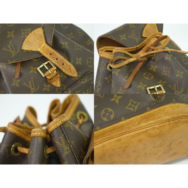 Louis Vuitton Montsouris MM Rucksack Sac Backpack Monogram Brown
