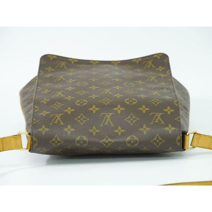 Louis Vuitton Musette Monogram Shoulder Bag Pochette Brown