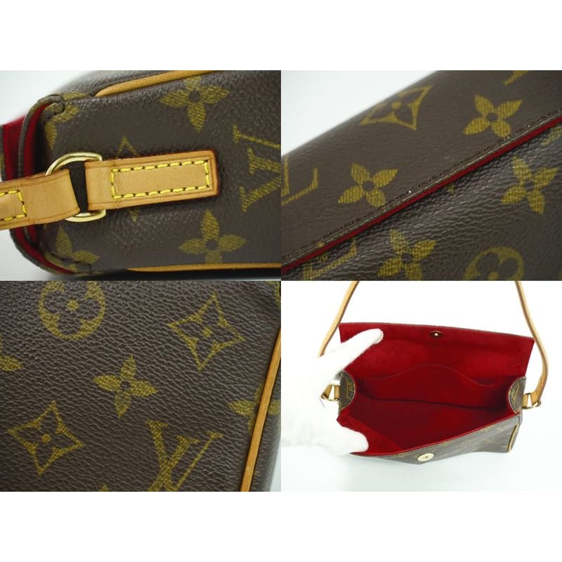 Louis Vuitton Recital Monogram Handbag Brown
