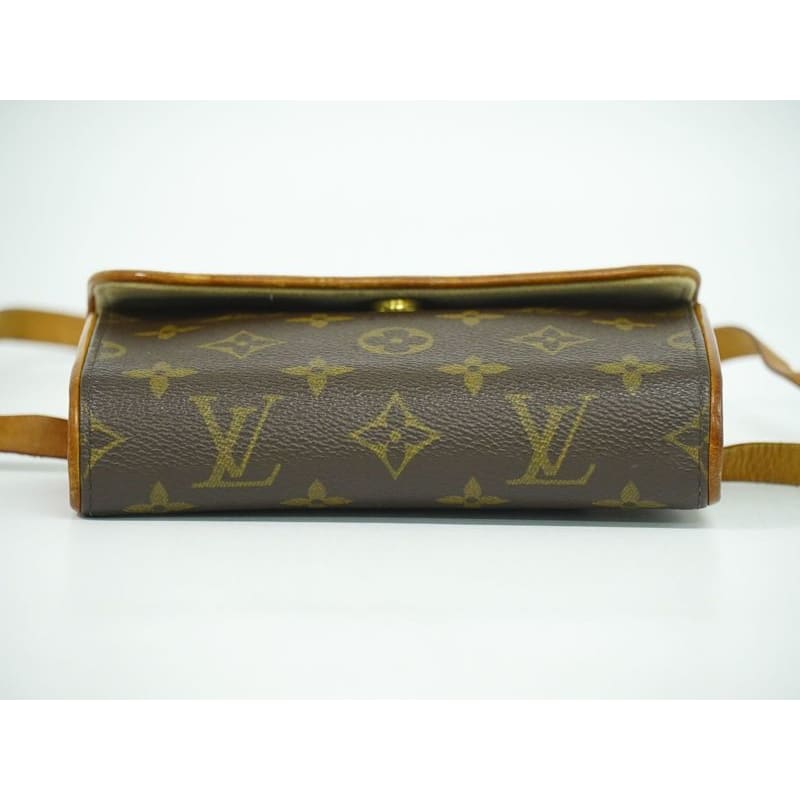 Louis Vuitton Pochette Florentine Monogram Waist Pouch Brown