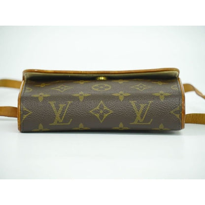 Louis Vuitton Pochette Florentine Monogram Waist Pouch Brown