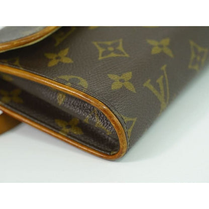 Louis Vuitton Pochette Florentine Monogram Waist Pouch Brown
