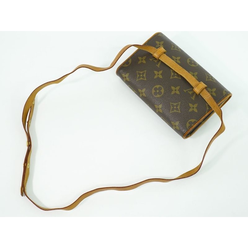 Louis Vuitton Pochette Florentine Monogram Waist Pouch Brown