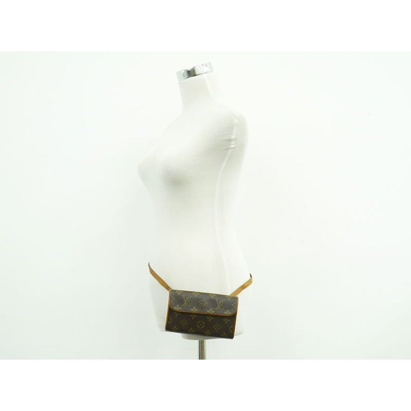 Louis Vuitton Pochette Florentine Monogram Waist Pouch Brown
