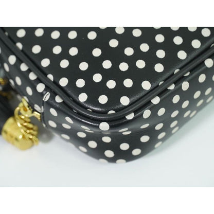 Saint Laurent Lou Tassel Dot Chain Shoulder Bag Pochette Leather