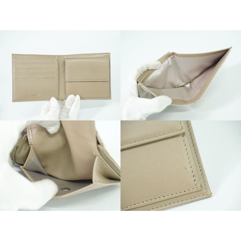 Chanel Coco Mark New Travel Line Bifold Wallet Compact Canvas