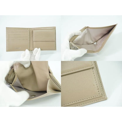Chanel Coco Mark New Travel Line Bifold Wallet Compact Canvas