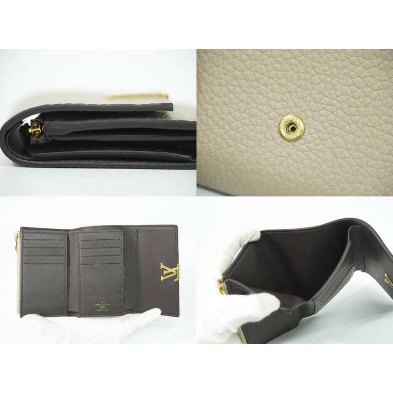 Louis Vuitton Portefeuille Capucines Taurillon Leather Fold Wallet