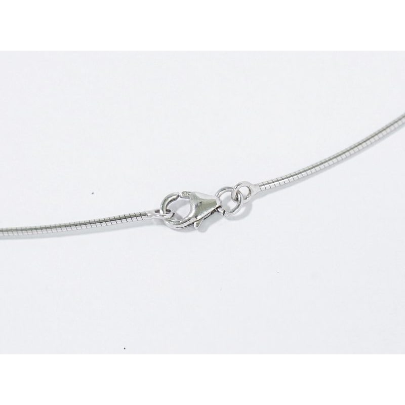 Hermes H Cube Necklace Pendant Metal Silver Hardware Pink Accessories