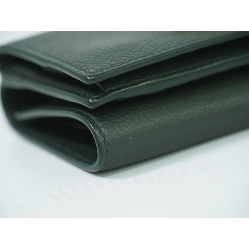 Saint Laurent Origami Tiny Trifold Folding Wallet Compact