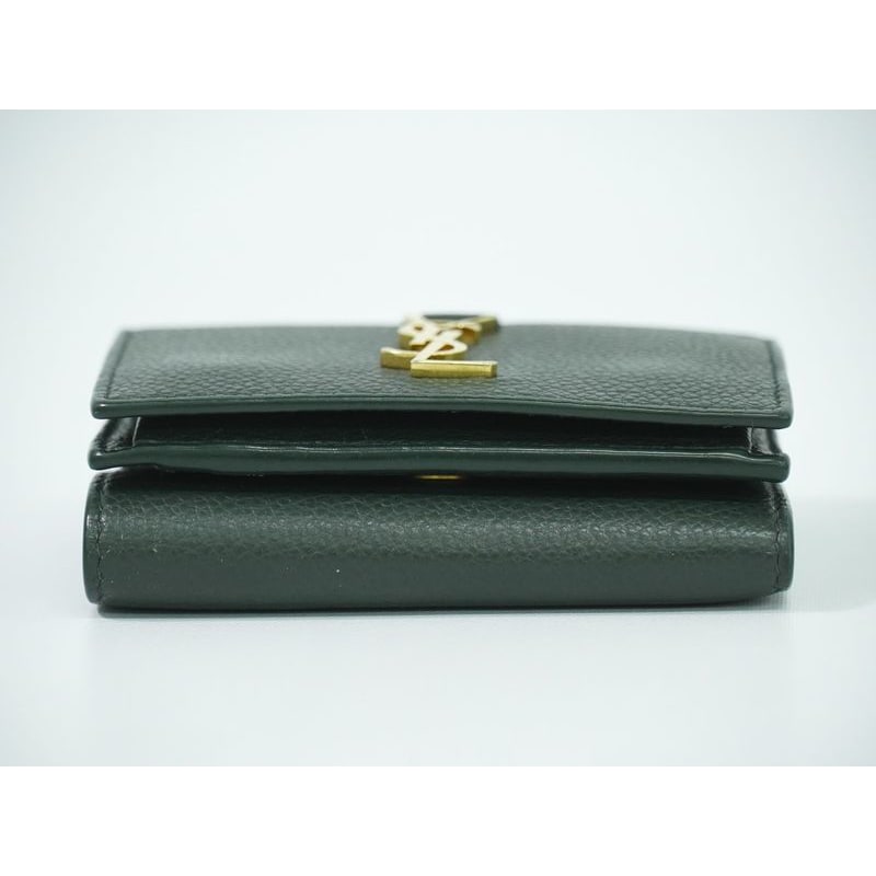 Saint Laurent Origami Tiny Trifold Folding Wallet Compact