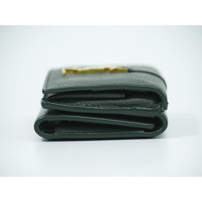 Saint Laurent Origami Tiny Trifold Folding Wallet Compact