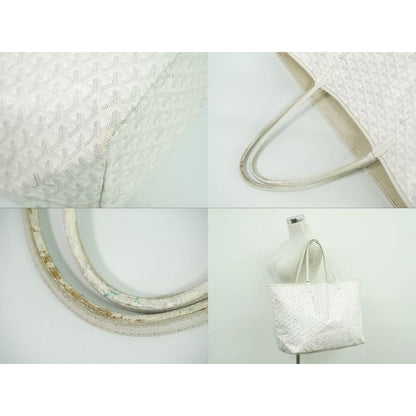 Goyard Saint Louis GM Tote Bag Handbag White