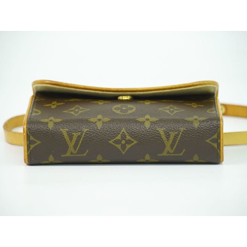 Louis Vuitton Pochette Florentine Monogram Waist Pouch Brown
