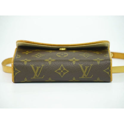 Louis Vuitton Pochette Florentine Monogram Waist Pouch Brown