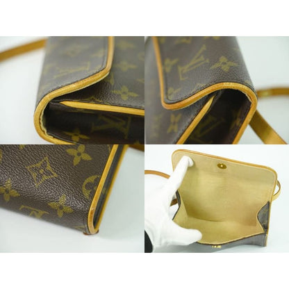 Louis Vuitton Pochette Florentine Monogram Waist Pouch Brown