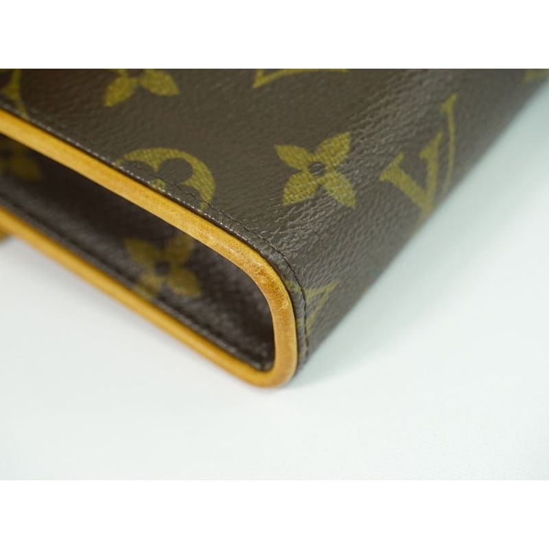 Louis Vuitton Pochette Florentine Monogram Waist Pouch Brown