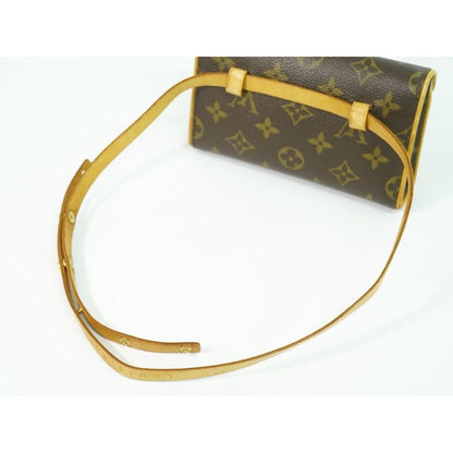 Louis Vuitton Pochette Florentine Monogram Waist Pouch Brown