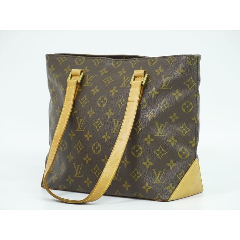 Louis Vuitton Cabas Piano Monogram Tote Bag Shoulder Bag Brown