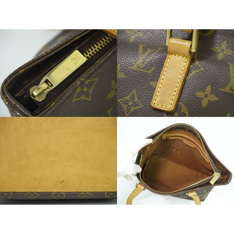 Louis Vuitton Cabas Piano Monogram Tote Bag Shoulder Bag Brown