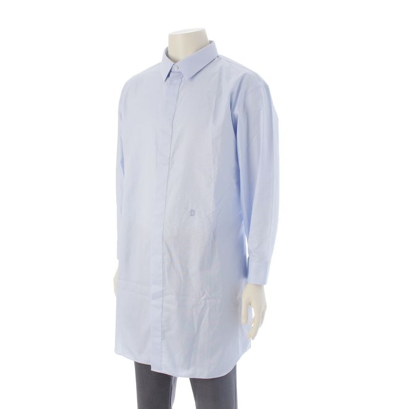 Christian Dior Cotton CD Logo Embroidery Long Sleeve Shirt Tops Mm5a5313aaaa