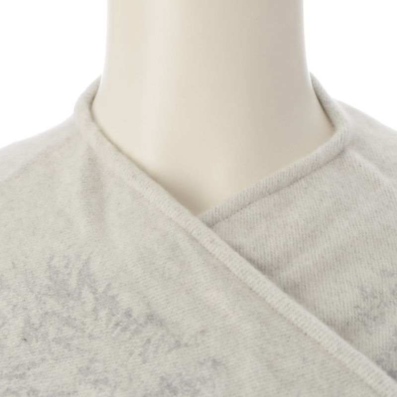 Christian Dior Cashmere Toile De Jouy Cape Poncho 21jou370zkdo Gray U