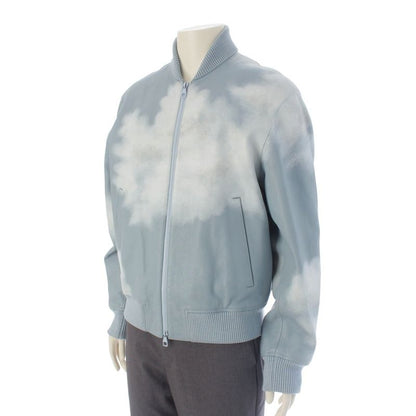 Louis Vuitton 20AW Clouds Bomber Calfskin Leather Clouds Bomber Jacket Blouson