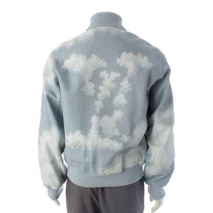 Louis Vuitton 20AW Clouds Bomber Calfskin Leather Clouds Bomber Jacket Blouson