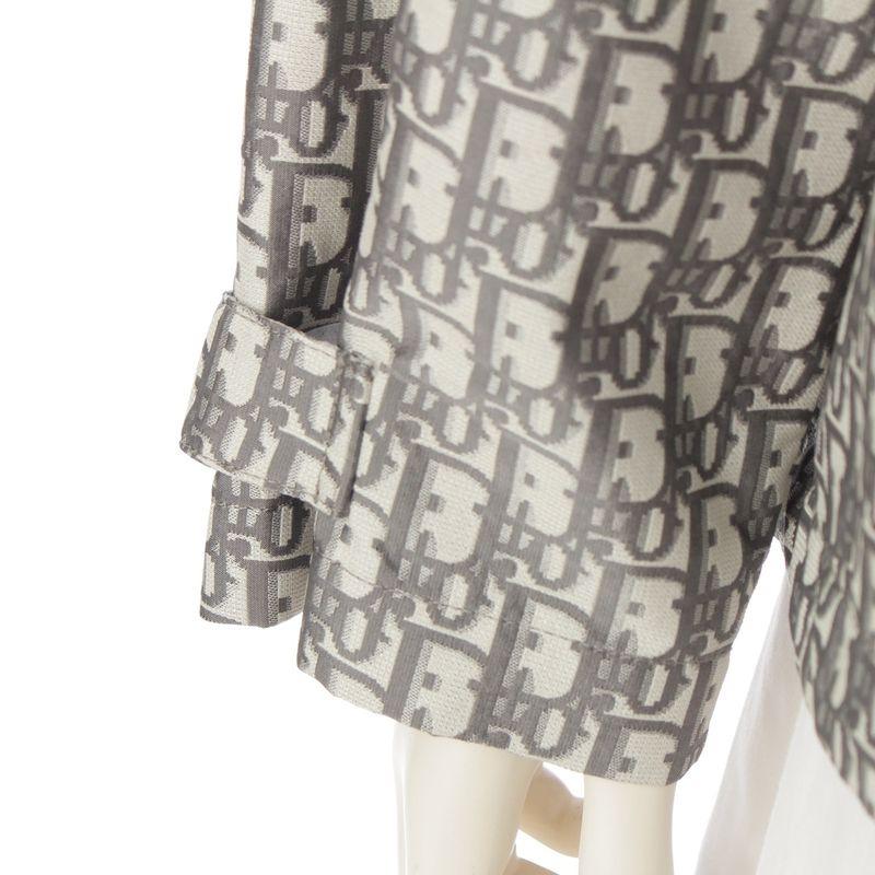 Christian Dior Oblique Parka Jacket 327c25a2970 Gray XS